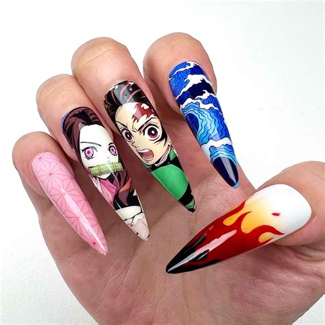 demon slayer nails